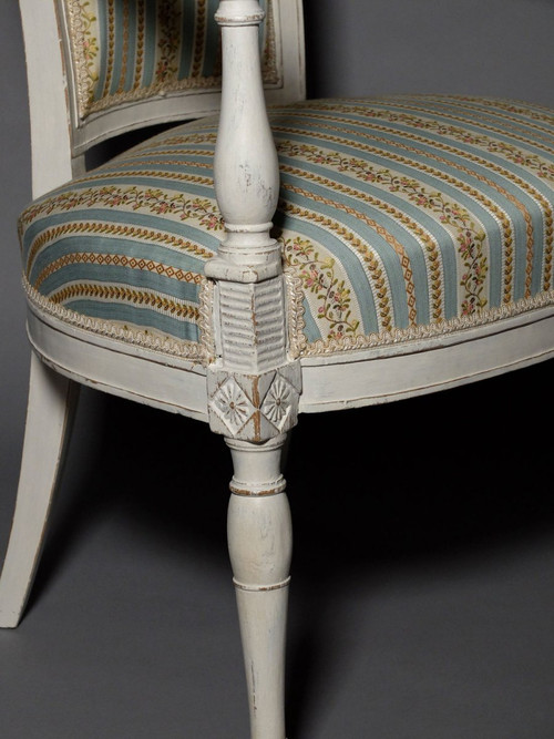 Pair of Directoire period armchairs
