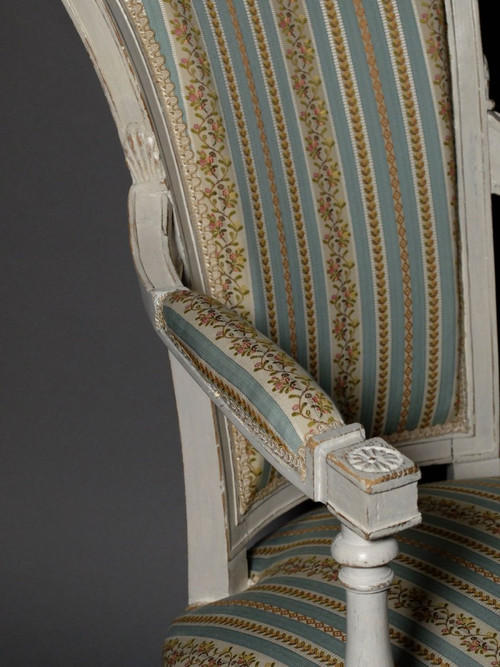 Pair of Directoire period armchairs