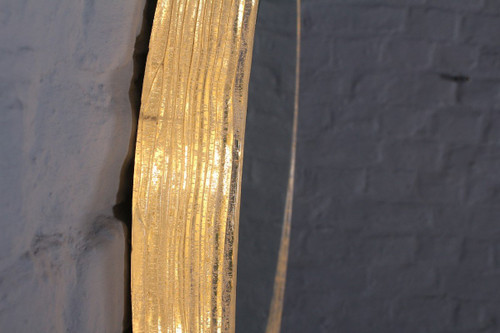 Round Illuminated Plexiglass Mirror.
