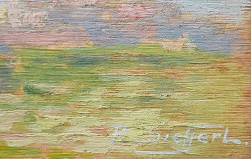 Paul SIEFFERT,  Maisons en bord de mer, Bretagne