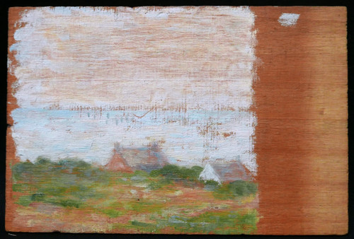 Paul SIEFFERT,  Maisons en bord de mer, Bretagne