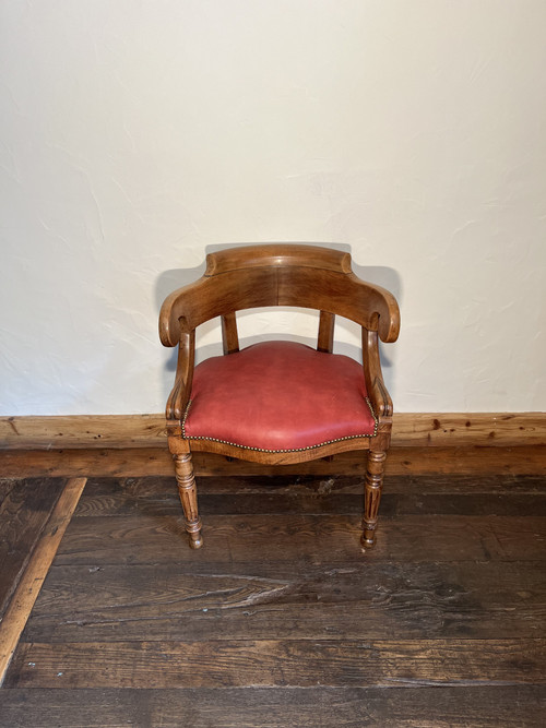 Poltrona in noce fine 800