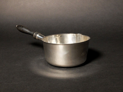 Solid silver frying pan by Théodore Tonnellier
