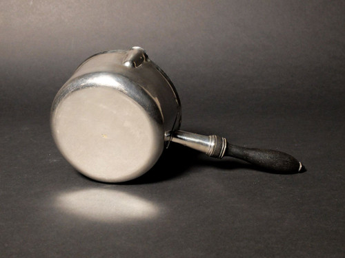 Solid silver frying pan by Théodore Tonnellier