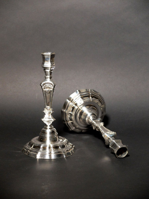 Pair of candlesticks from the beginning of the 18th century
