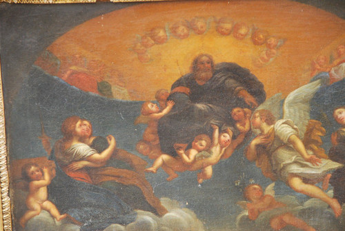 L  Albane D Après , Dieu Le Père Et L Ange Gabriel