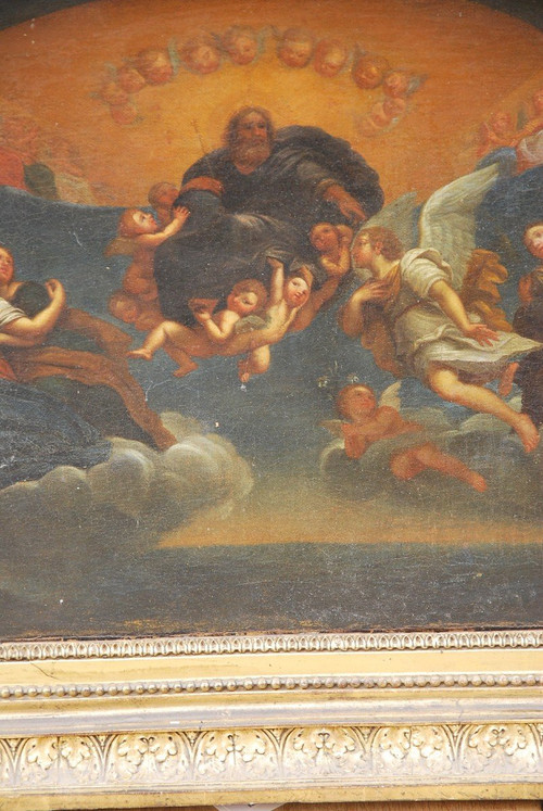 L  Albane D Après , Dieu Le Père Et L Ange Gabriel