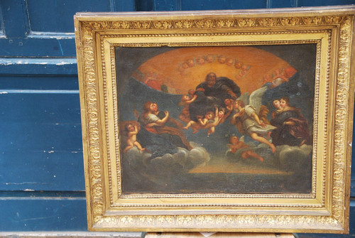 L  Albane D Après , Dieu Le Père Et L Ange Gabriel