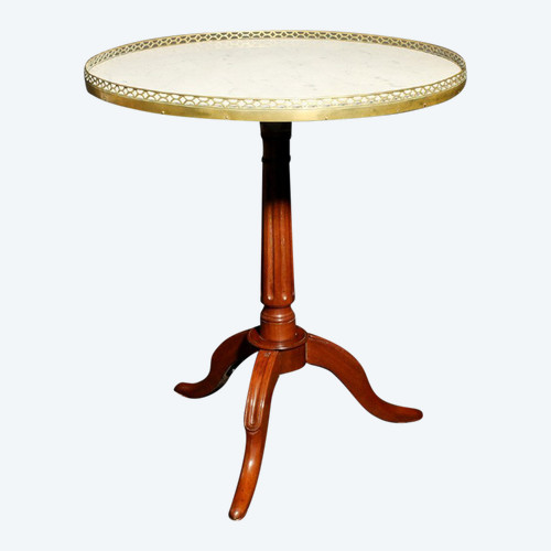 Louis XVI period pedestal table with tilting top