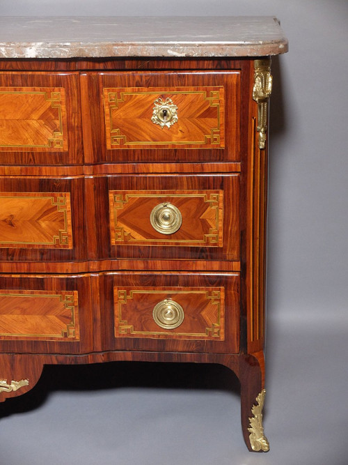 Commode en marqueterie d'époque Transition