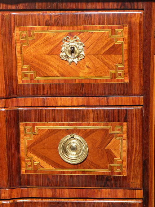 Commode en marqueterie d'époque Transition