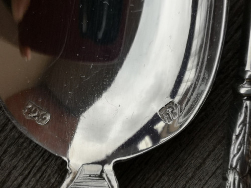 11 cuillères à espresso/moka en métal argenté orfèvrerie Félix Frères, Toulouse