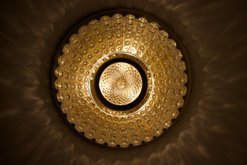 Plafonnier Dôme « Hollywood Regency »
