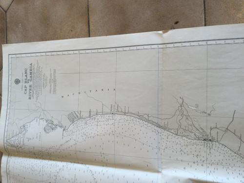 Nautical chart “Cap Blanc to River Gambia”