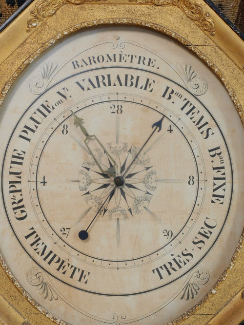 Lyre barometer from the Restoration period