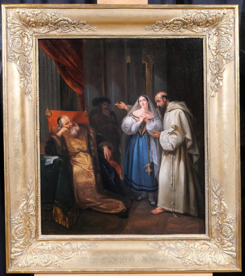 C. Bourticourt (?) Scena del Trovatore, dipinto, 1835 ca.
