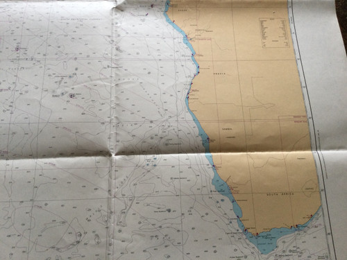 South Africa, nautical chart