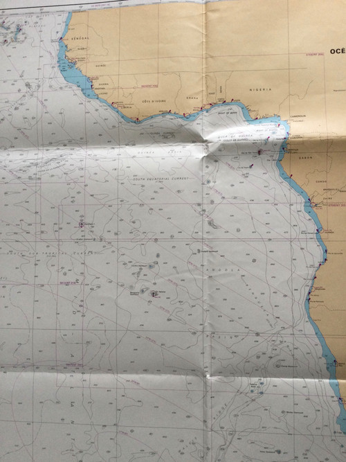 South Africa, nautical chart