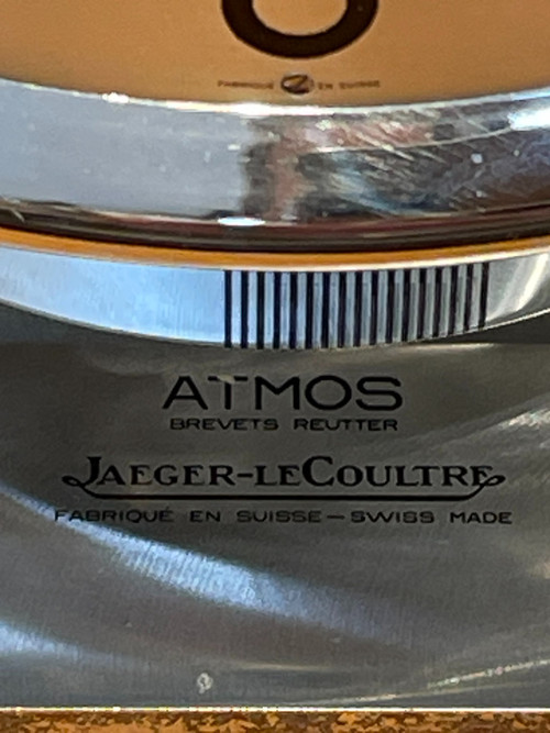 Jaeger-LeCoultre, pendule de table, modèle "Atmos Brevets Reutter", no 9066