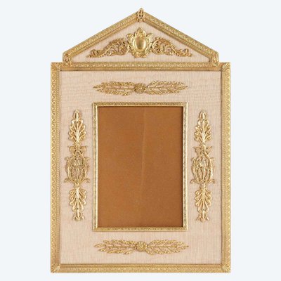 Cornice Portafoto Vintage CISOO - 10x10 Cm, Quadrata, Bronzo E Oro, Design Floreale Barocco, Per Tavolo O Parete, Resina E Vetro