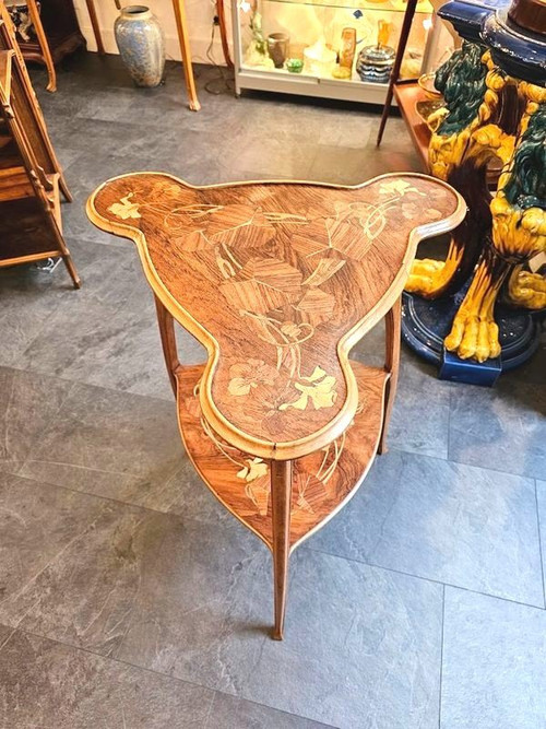 Camille Gauthier Guéridon Art Nouveau "capucines"