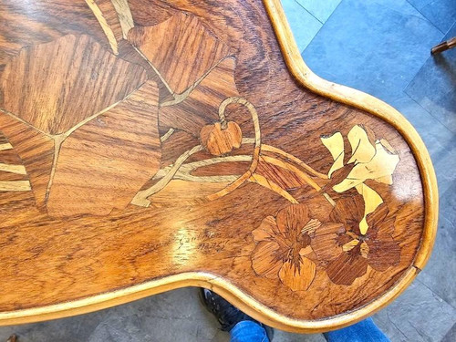 Camille Gauthier Guéridon Art Nouveau "capucines"