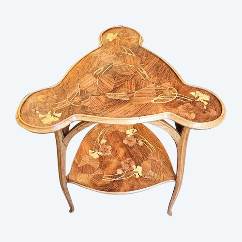 Camille Gauthier Guéridon Art Nouveau "capucines"