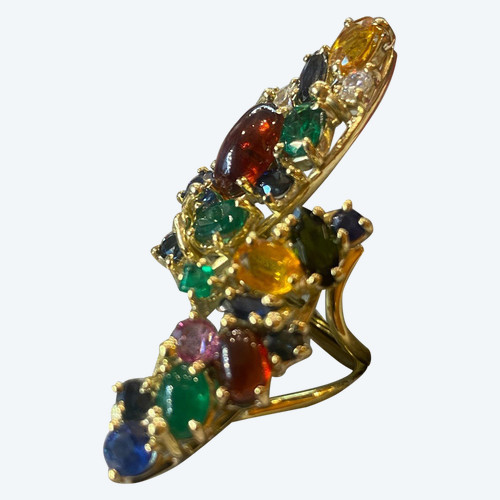 Bague "décalée" Ref 335.270