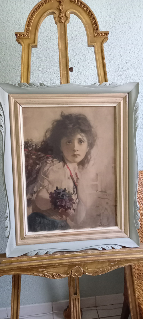 Print by George Elgar Hicks 19th century