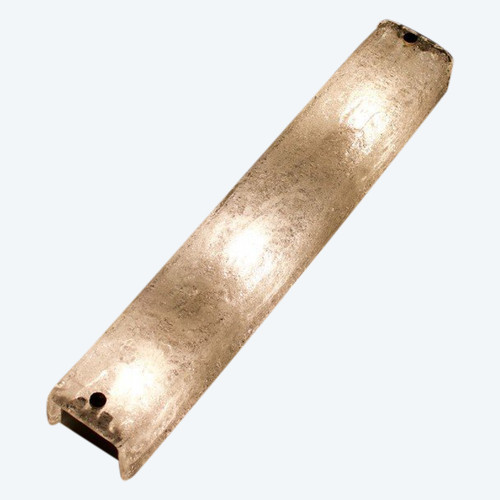 Luce di cortesia in vetro ghiaccio.