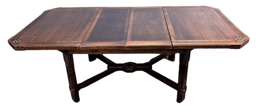Dining Room Table Inlays Of Mother Of Pearl And Pewter Algeria 1900