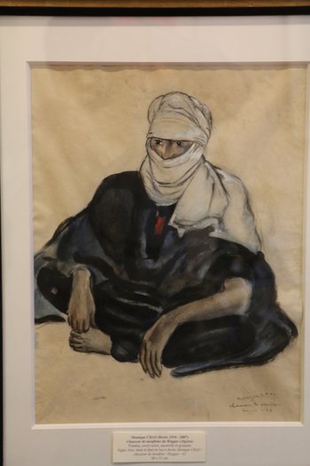 Monique CRAS (1910-2007), "Mouflon Hunter - Hoggar", 1942