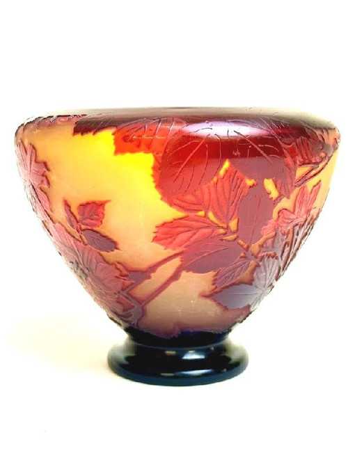 Coupe Gallé Art Nouveau "aux Roses"