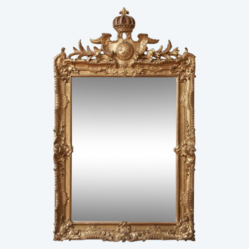 Cadre Miroir Aux Armes De France