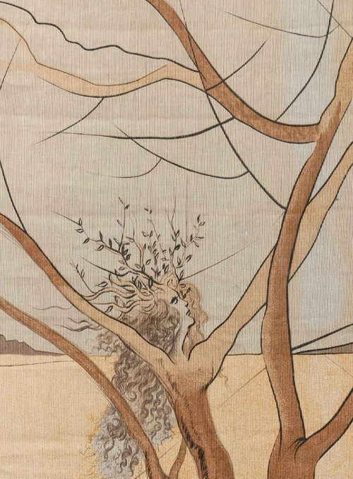 Tapestry after Salvador Dali