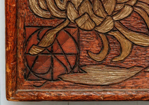 Important Art Nouveau mirror frame