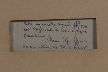 Henri PFEIFFER (1907-1994), baraques sous un feu d'artifices, 1928