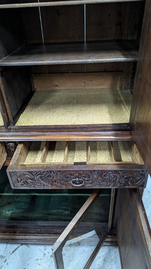 Quattro Porte in Noce del XVII Secolo con Decoro a Putti