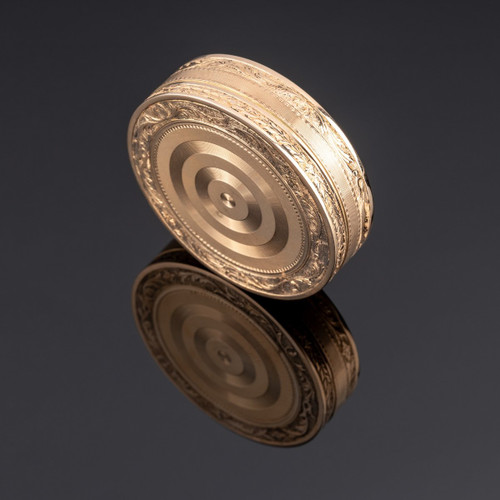 Louis XVI Period Gold Round Box
