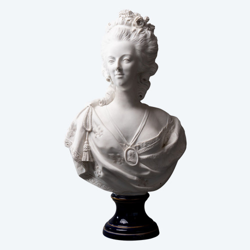 Bust of Marie-Antoinette, Biscuit de Sèvres, 19th/20th century