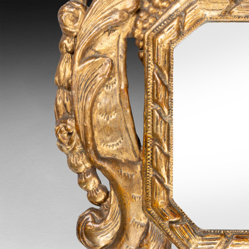 Miroir italien, d’époque XVIIe siècle
