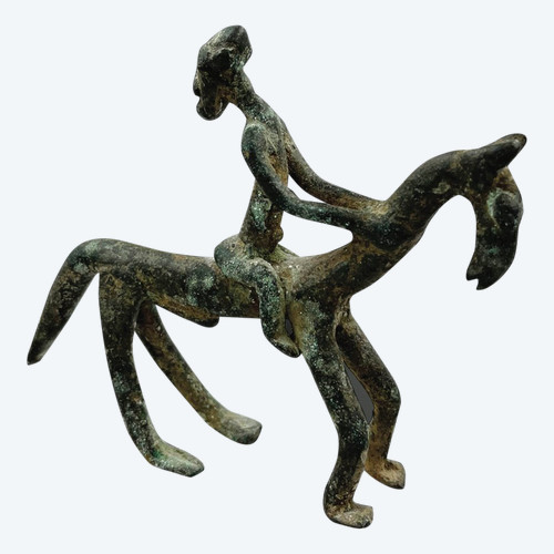 STATUTE of a RIDER - Dogon culture, Mali - XIXth century