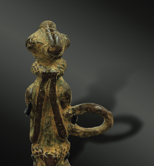 PENDENTIF ANTHROPOZOOMORPHE Batéba - Culture Birifor, Nord du Ghana - XIXème siècle ou antérieur