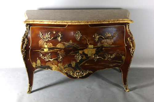 Commode En Laque Signée Comelli Walter