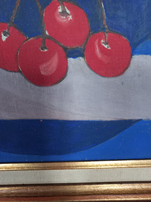 Gischia Léon "der blaue Kompottbehälter"