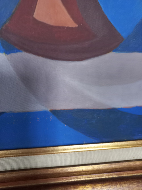 Gischia Léon "der blaue Kompottbehälter"