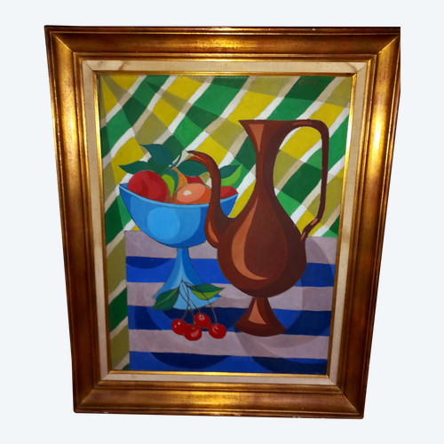 Gischia Léon "der blaue Kompottbehälter"