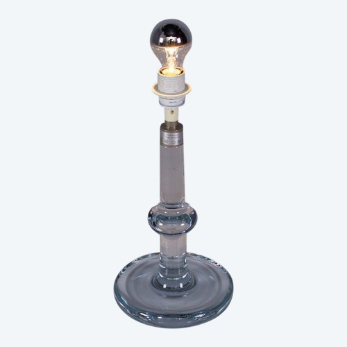 Lampe En Cristal Holmegaard Suède « Atlantic ».