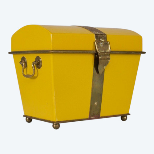 60’s Brass Jewelry Box