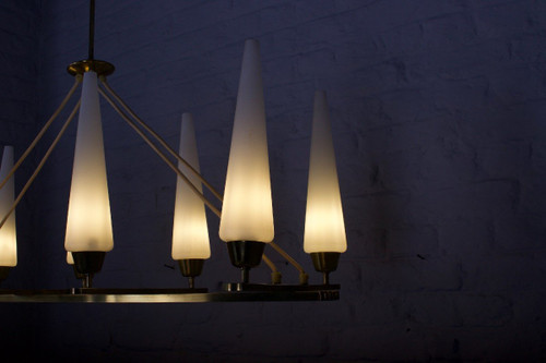 Grand Lustre Italien à 8 Feux